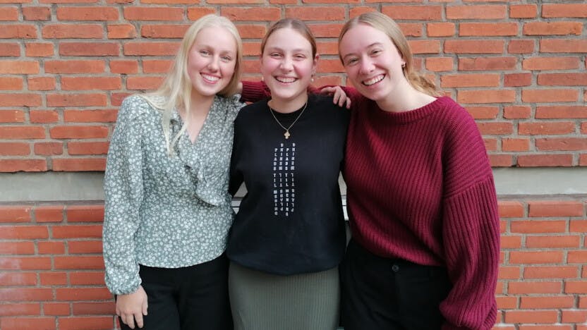 Et dryp fra Tønder: Mød Dina, Alma og Veronika, der fik mulighed for at fortælle om deres tro foran hele klassen